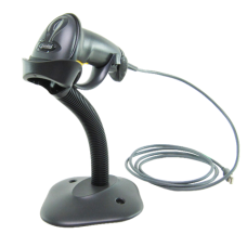 Symbol LS2208 1D, kabel USB, podstawka, czarny