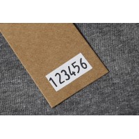 Rolka metek prosta biała 22 x 12 mm