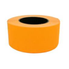 Rolka metek prosta pomarańczowa 22 x 12 mm