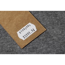 Rolka metek fala biała 26 x 16 mm