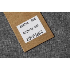 Rolka metek prosta biała 28 x 29 mm